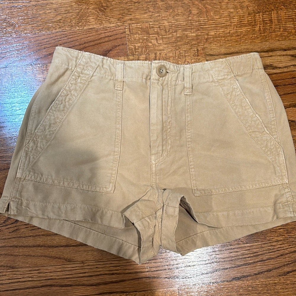 Closet close out. Aerie Khaki Denim Shorts final price